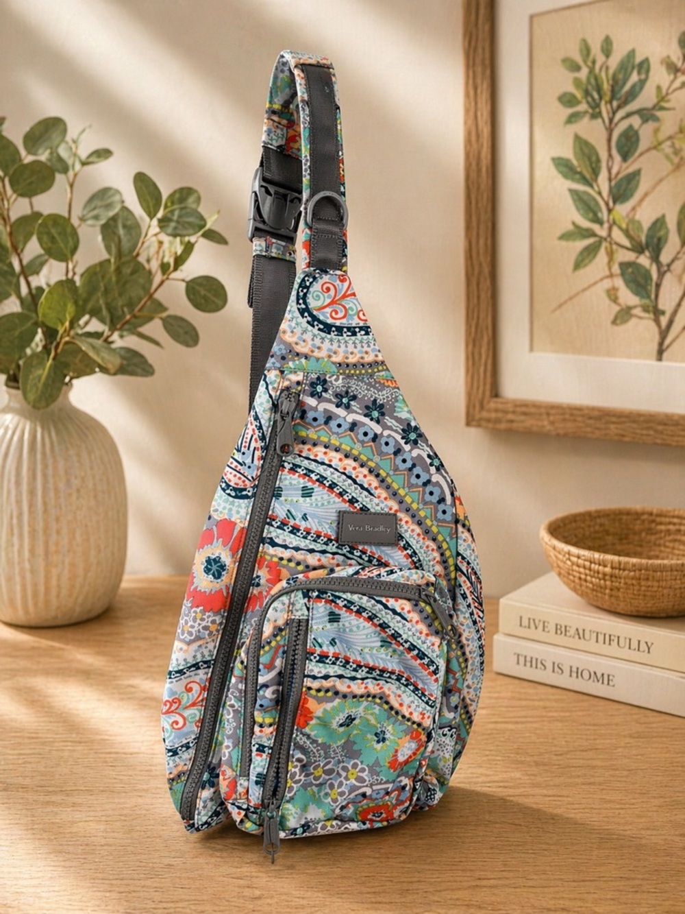 Vera Bradley Sling Bag - ReActive made from recycled soda bottles